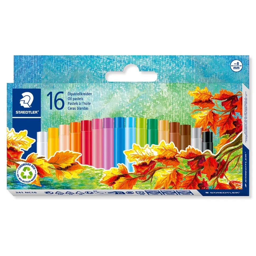 Set 16 pasteles al óleo Noris 241 Staedtler