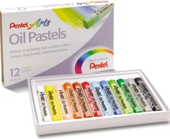 Set 12 Pasteles al Óleo Pentel