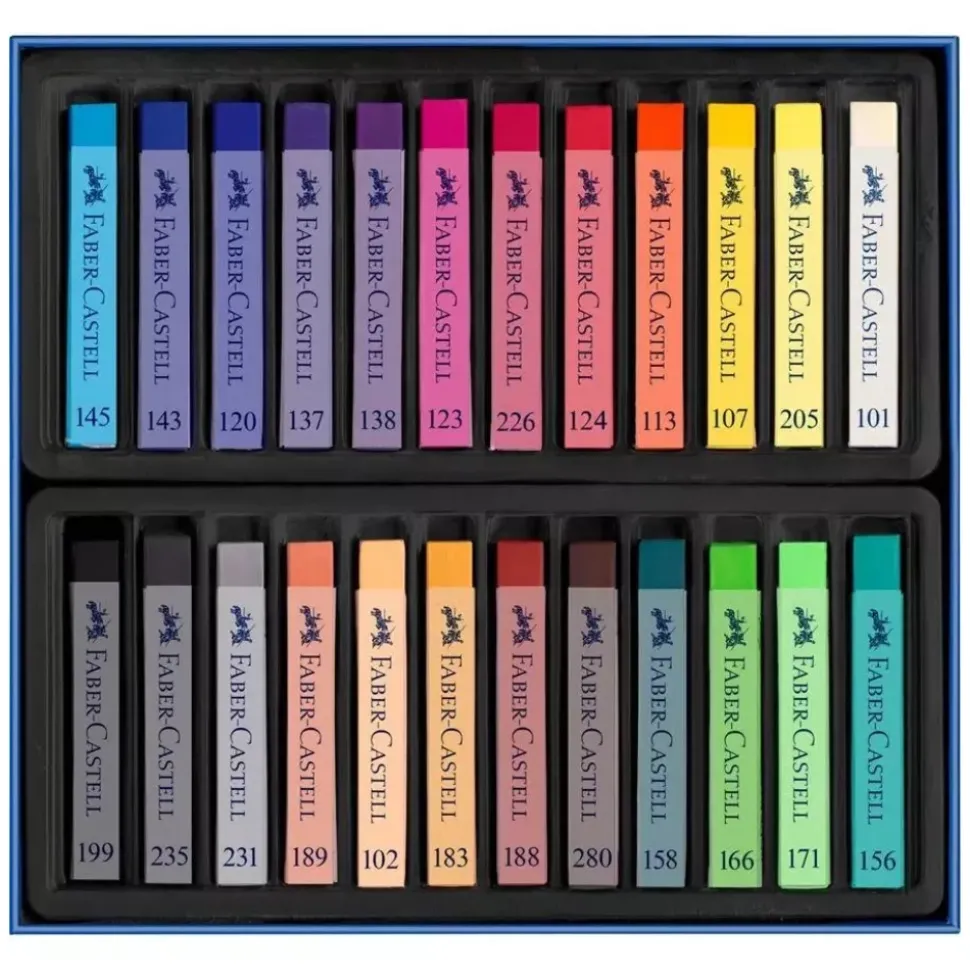 Set 24 Pasteles Blandos Creative Studio Faber-Castell