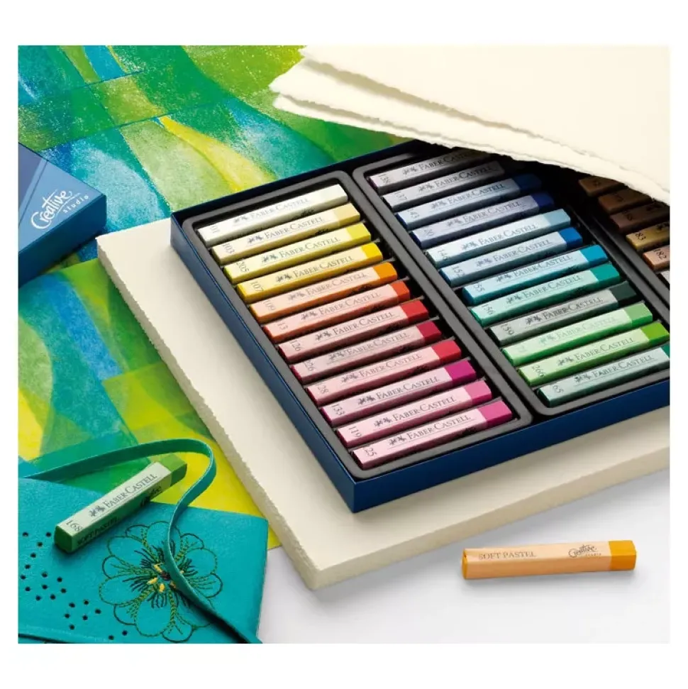 Set 36 Pasteles Blandos Creative Studio Faber-Castell