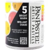Set 5 Pasteles Bright Warm y esponjas PanPastel 9ml
