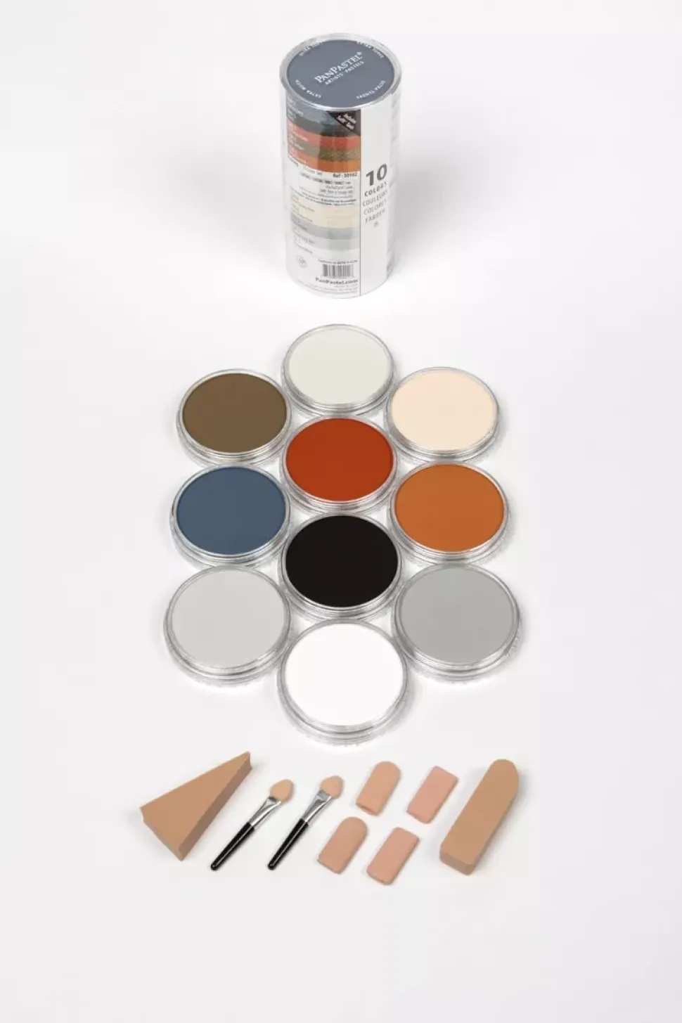 Set 10 Pasteles concentrados Drawing y esponjas PanPastel 9ml