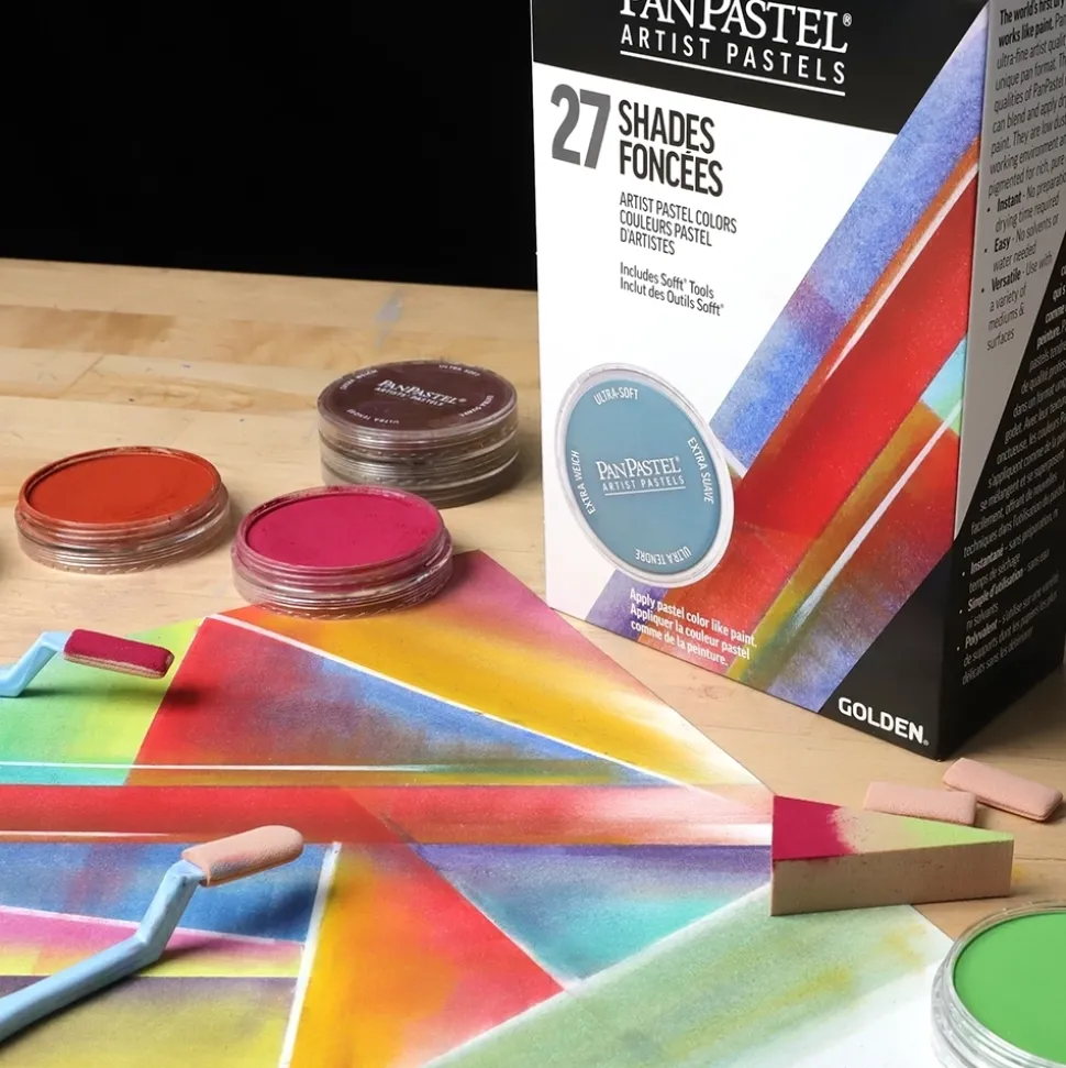 Set 27 Pasteles concentrados Shades y herramientas PanPastel 9ml