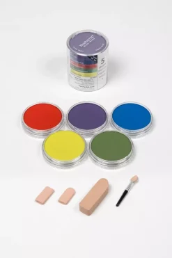 Set 5 Pasteles concentrados Starter Shades y esponjas PanPastel 9ml