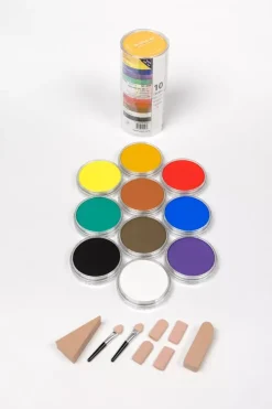 Set 10 Pasteles concentrados Painting y esponjas PanPastel 9ml
