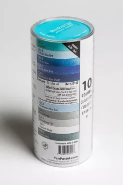 Set 10 Pasteles concentrados Seascape y esponjas PanPastel 9ml