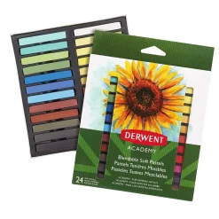 Set 24 Pasteles Suaves Mezclables Academy Derwent