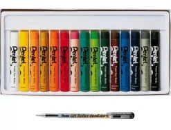 Set 15 Pasteles Textiles y Rotulador Textil Fabric Fun Pentel