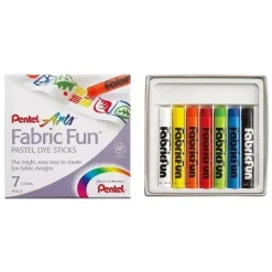 Set 7 Pasteles Textiles Fabric Fun Pentel