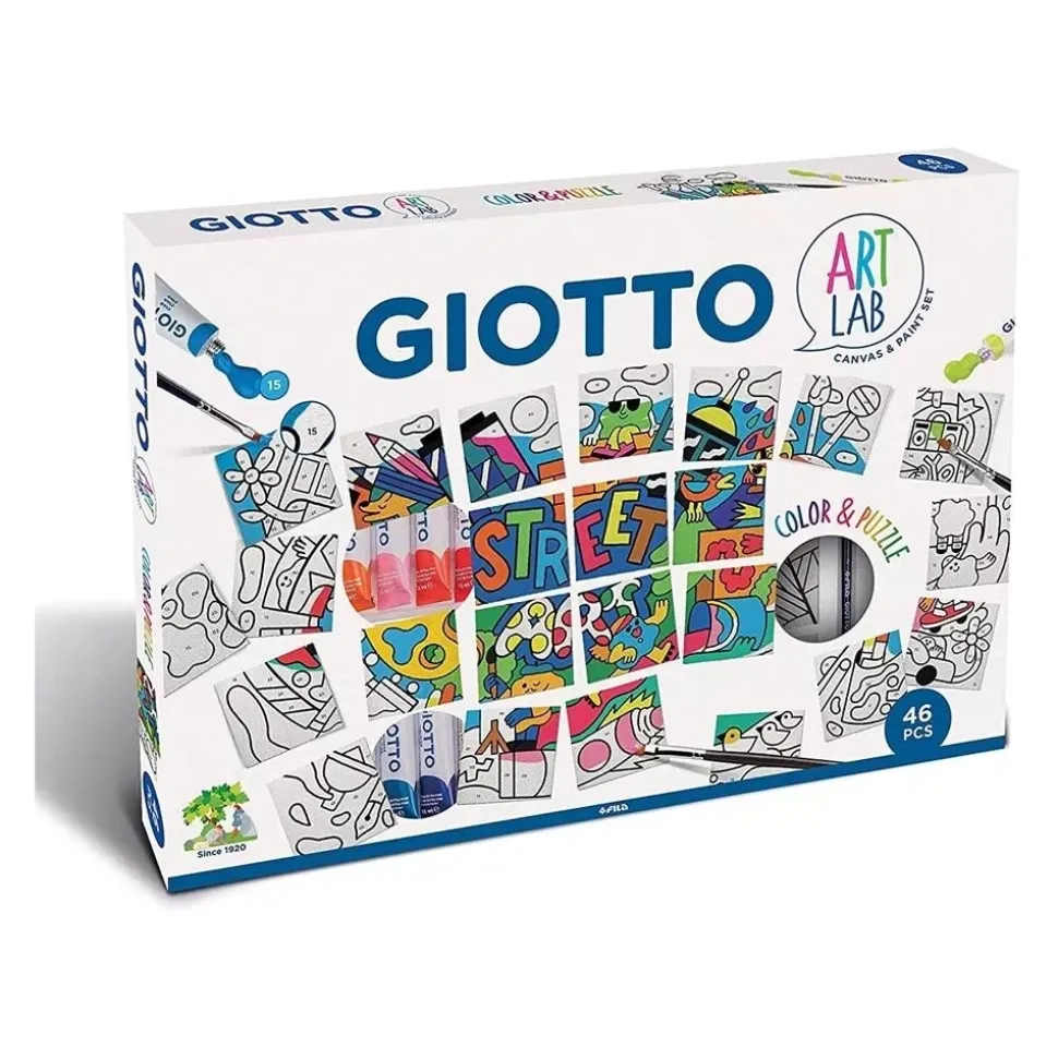 Set 46 piezas creaciones rompecabezas Giotto