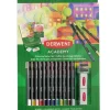 Set 17 piezas iniciación dibujo Academy Derwent