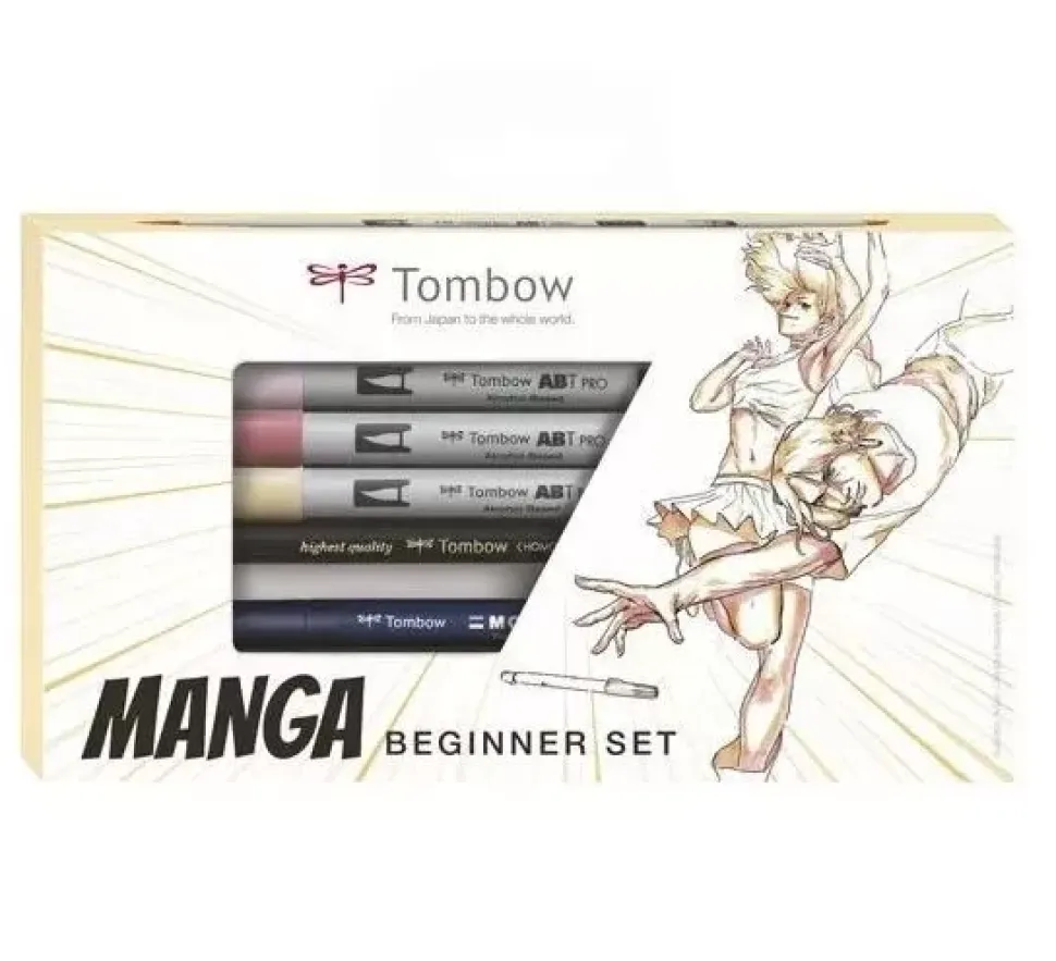 Set 7 Piezas Manga para Principiantes Tombow