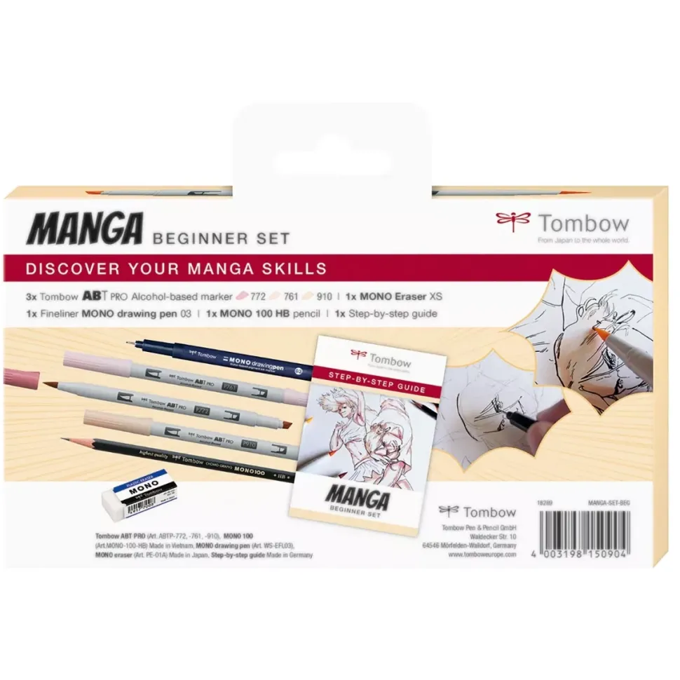 Set 7 Piezas Manga para Principiantes Tombow
