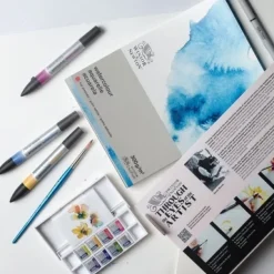 Set 7 piezas mIxed media acuarelas Winsor & Newton