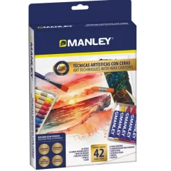 Set 42 piezas para técnicas artísticas con ceras Manley