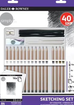Set 40 Piezas Sketching Daler Rowney