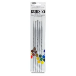 Set 5 Pinceles Acrílico Liquitex