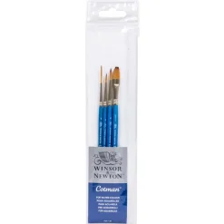 Set 4 pinceles acuarela surtidos Cotman Winsor & Newton