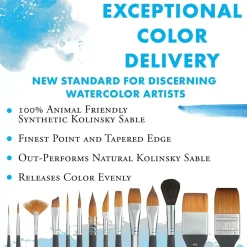 Set 4 pinceles Aqua Elite Professional #2 Princeton