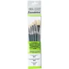 Set 6 pinceles Cerdas naturales Mango corto Foundation Winsor & Newton