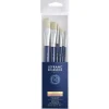 Set 6 Pinceles Mango Corto Pelo Natural Chungking Lefranc & Bourgeois