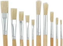 Set 10 Pinceles para Óleo de Pelo Natural Raphaël