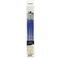 Set 5 pinceles sintéticos 5273 Forte Acrylics da Vinci