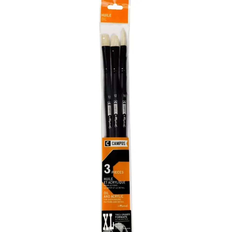 Set 3 Pinceles XL Campus Rapahel