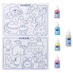 Set 4 pintura con brillos para ventanas infantil Lefranc And Bourgeois 35ml