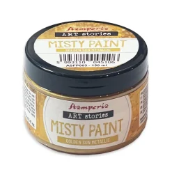 Set 4 pinturas Misty Paint metálicas Art Stories Stamperia 150ml