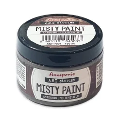 Set 4 pinturas Misty Paint metálicas Art Stories Stamperia 150ml
