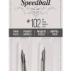 Set 2 plumillas Crow Quill 102 Speedball