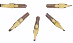 Set 6 plumillas planas para zurdos serie C Speedball