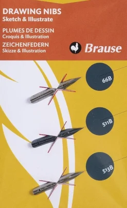 Set 3 plumillas Sketch & Illustrate Brause