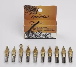 Set 10 plumillas surtidas Speedball
