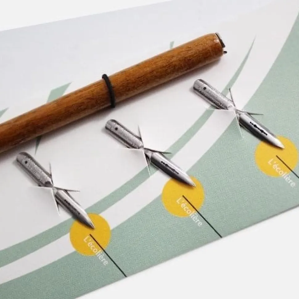 Set 3 plumillas y portaplumillas Copperplate & Script Brause