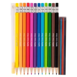 Set 12 portaminas y recambios colores Color Click Apli 2,6mm