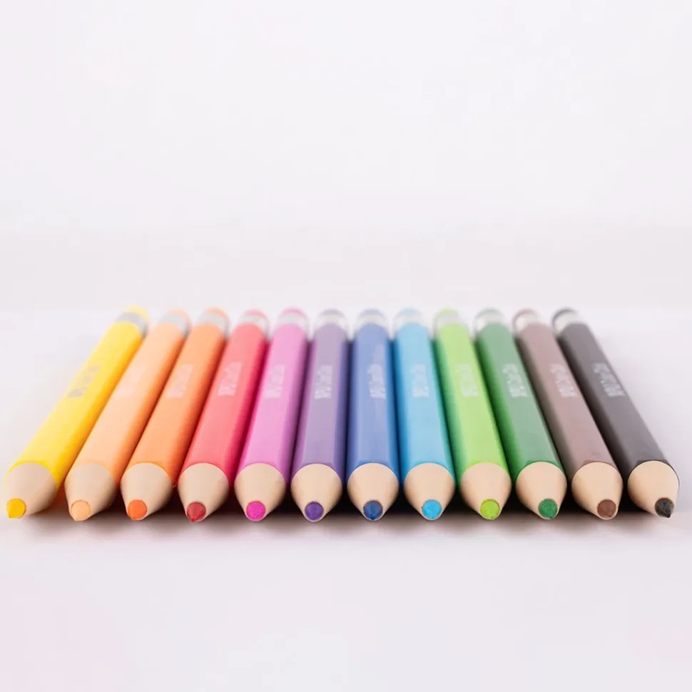 Set 12 portaminas y recambios colores Color Click Apli 2,6mm