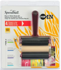 Set 4 Rodillos Pop-in Speedball 10cm