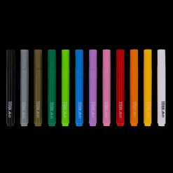 Set 12 rotuladores acrílicos colores surtidos Titan