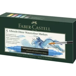 Set 5 Rotuladores Acuarelables Albrecht Dürer Faber-Castell
