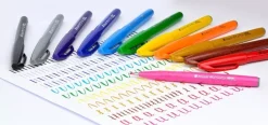 Set 12 Rotuladores Brush Sign Colores Básicos Pen Pentel
