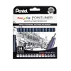 Set 14 Rotuladores Calibrados Pointliner Pentel
