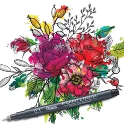 Set 14 Rotuladores Calibrados Pointliner Pentel