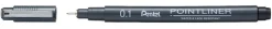 Set 5 Rotuladores Calibrados Pointliner Pentel