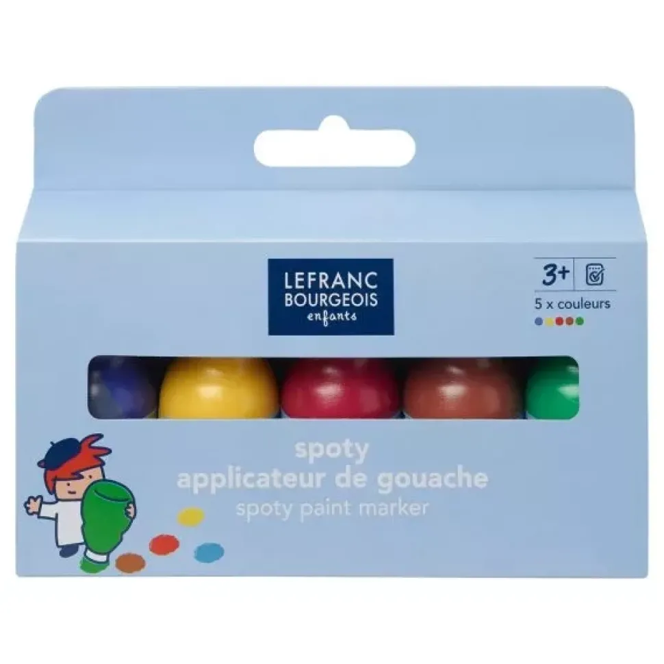 Set 5 rotuladores infantiles Spoty Lefranc and Bourgeois 70ml
