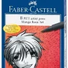 Set 8 rotuladores Manga Basic Pitt Artist Pen Faber-Castell