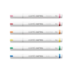 Set 6 rotuladores multisuperficie Vivid Colors Acrea Copic
