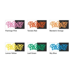Set 6 rotuladores multisuperficie Vivid Colors Acrea Copic
