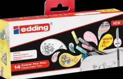 Set 14 Rotuladores Pastel + Estuche Edding